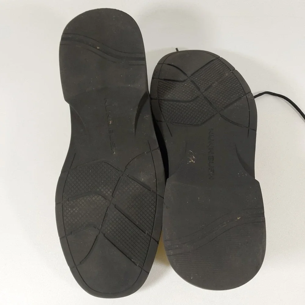 Nunn Bush Kore Comfort Gel‎ Baker Street Black Oxford Mens Size 9.5M Dress Shoes
